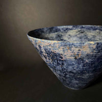 Blue Bowl Detail View - Petroff Gallery - Ceramic Art