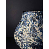 Indigo Vase Detail View - Petroff Gallery - Ceramic Art