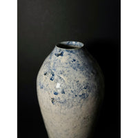 Blue Pearl Vase Top View - Petroff Gallery - Ceramic Art