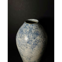 Blue Pearl Vase Detail View - Petroff Gallery - Ceramic Art