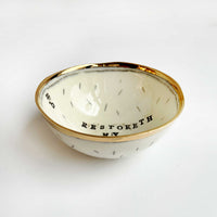 Restoreth My Soul Baby Bowl 2 - Petroff Gallery - Ceramic Art