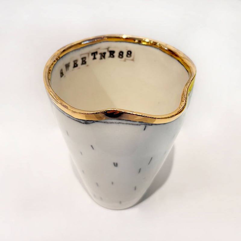 Large Honey Cup Sweetness - Petroff Gallery - Ceramic Art