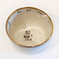 Tall Bowl No Oy Just Joy 3 - Petroff Gallery - Ceramic Art