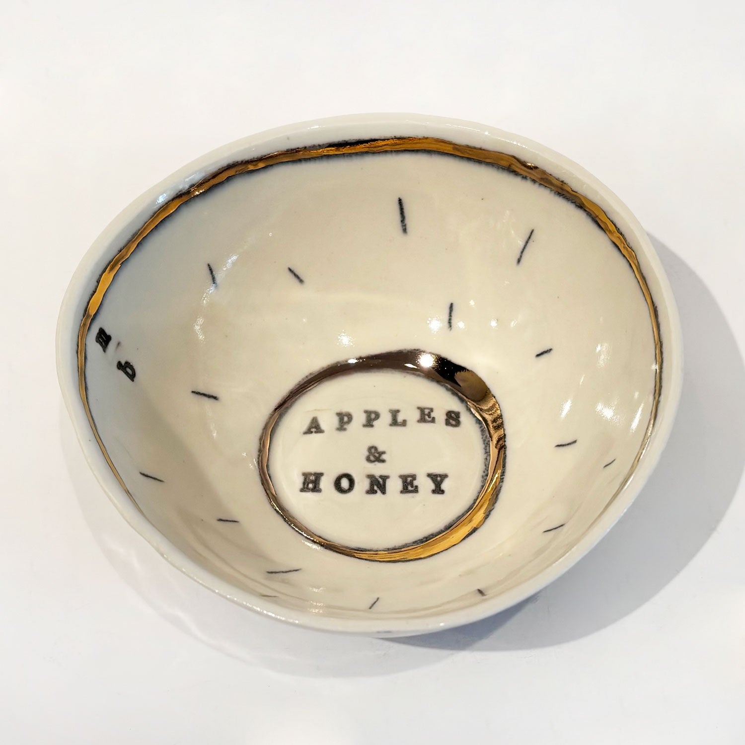 Medium Apple & Honey Bowl 2 - Petroff Gallery - Ceramic Art