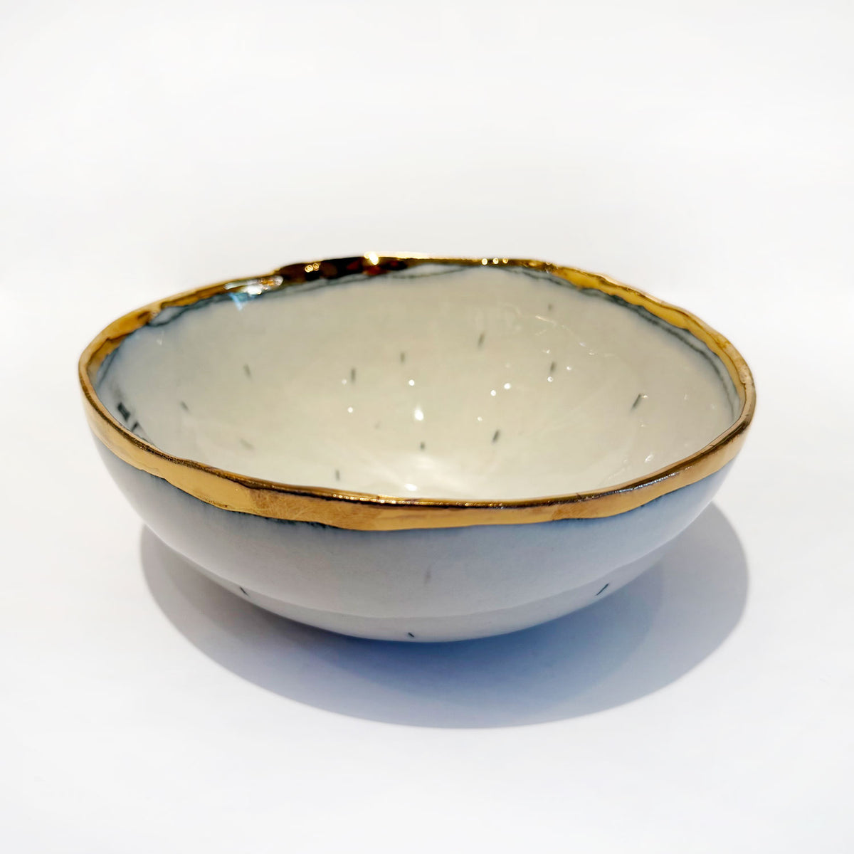Large Bowl Bracha side view - Petroff Gallery - Ceramic Art