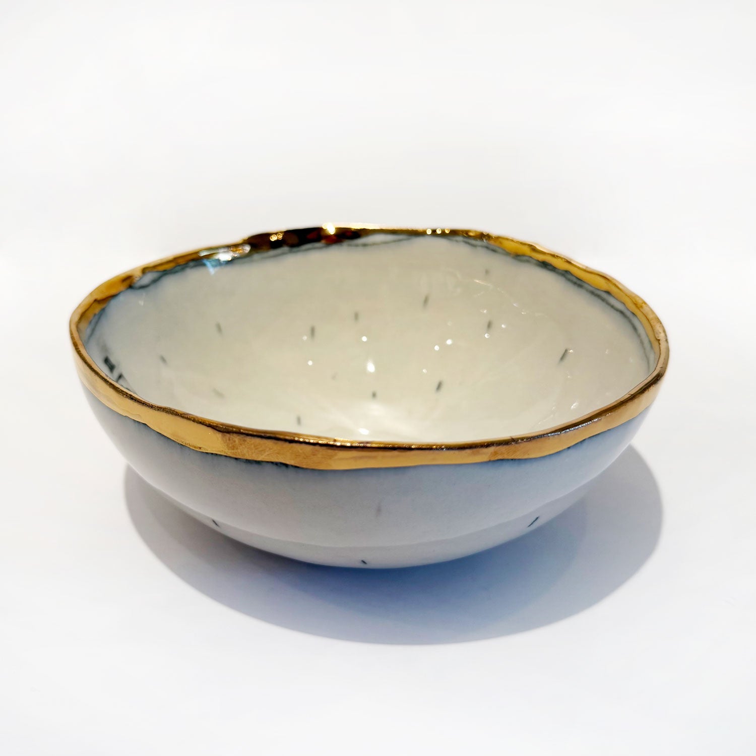 Large Bowl Bracha side view - Petroff Gallery - Ceramic Art