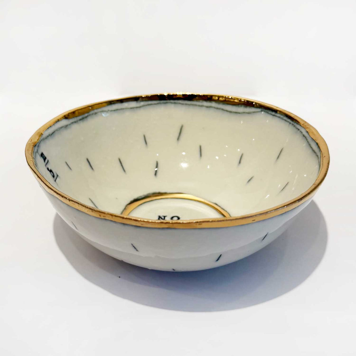 Medium Bowl No Oy Side View - Petroff Gallery - Ceramic Art