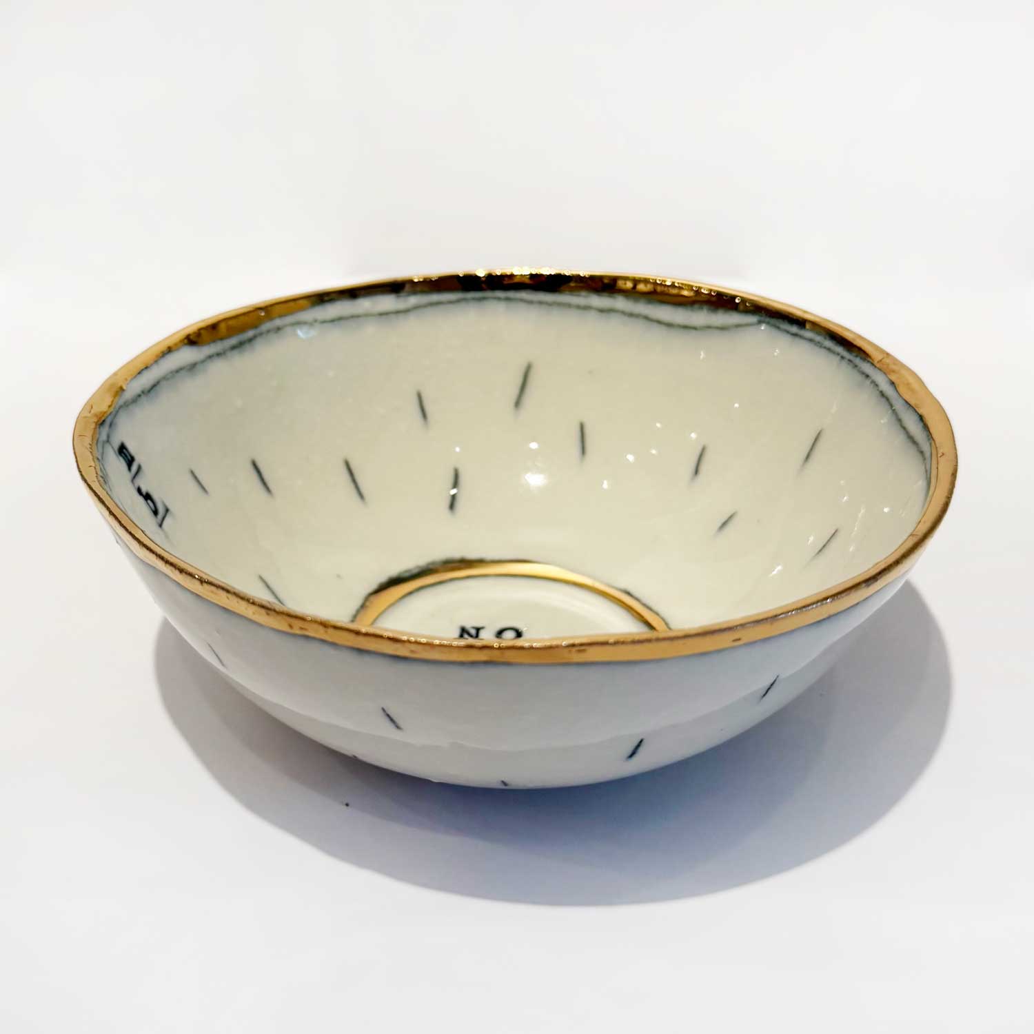Medium Bowl No Oy Side View - Petroff Gallery - Ceramic Art