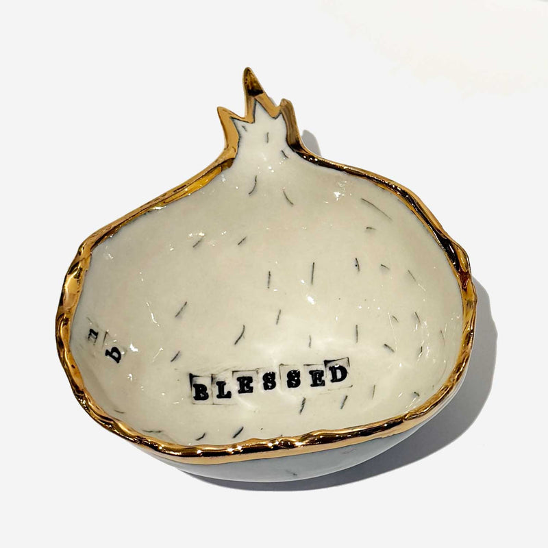 Pomegranate Bowl Blessed - Petroff Gallery - Ceramic Art