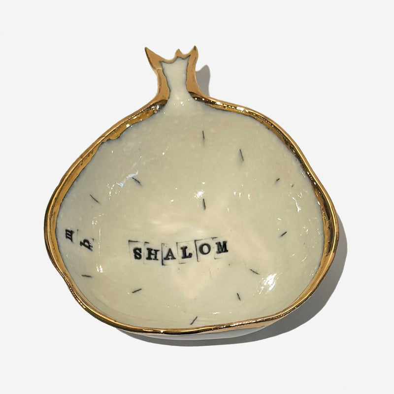 Pomegranate Bowl Shalom - Petroff Gallery - Ceramic Art