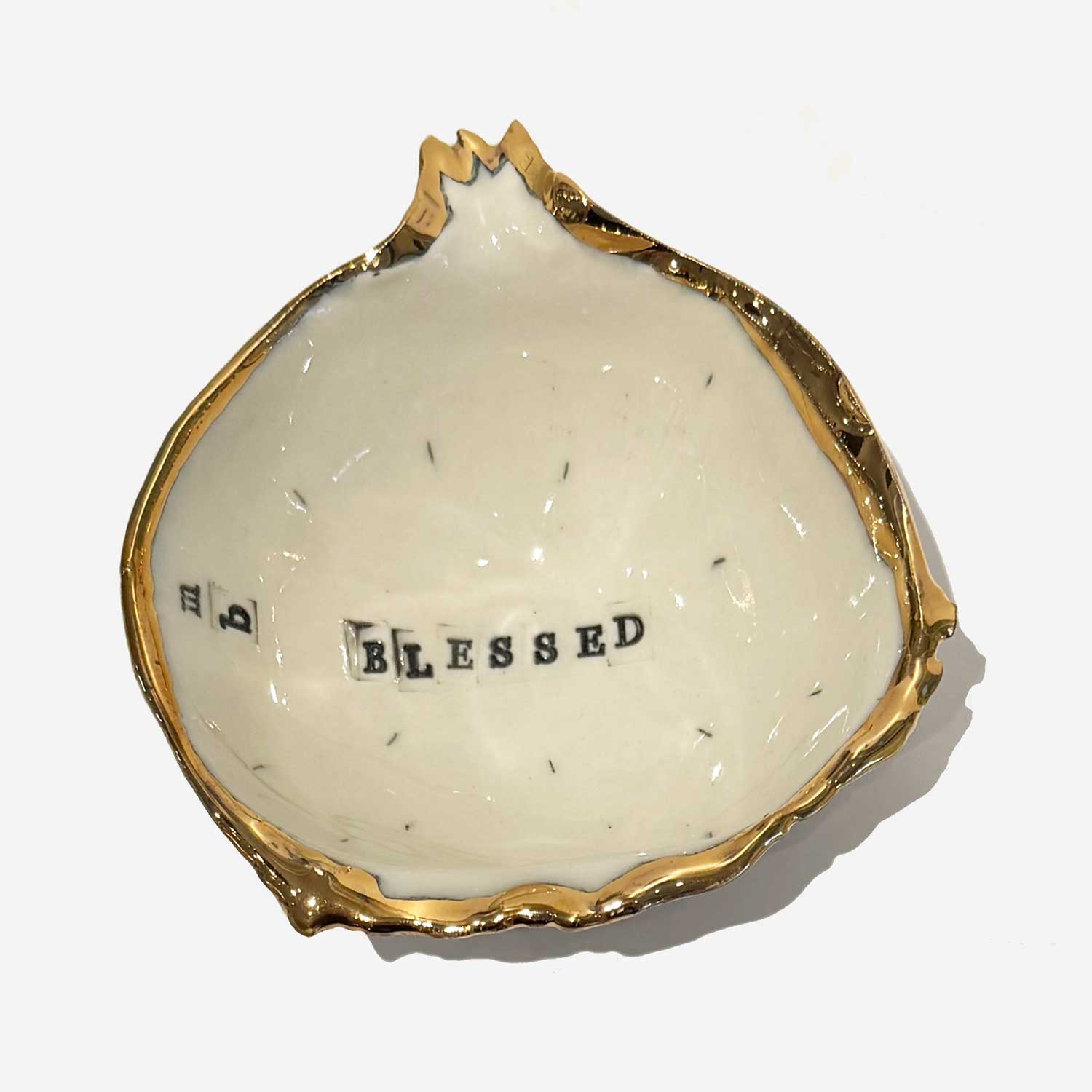 Pomegranate Bowl Blessed 2 - Petroff Gallery - Ceramic Art