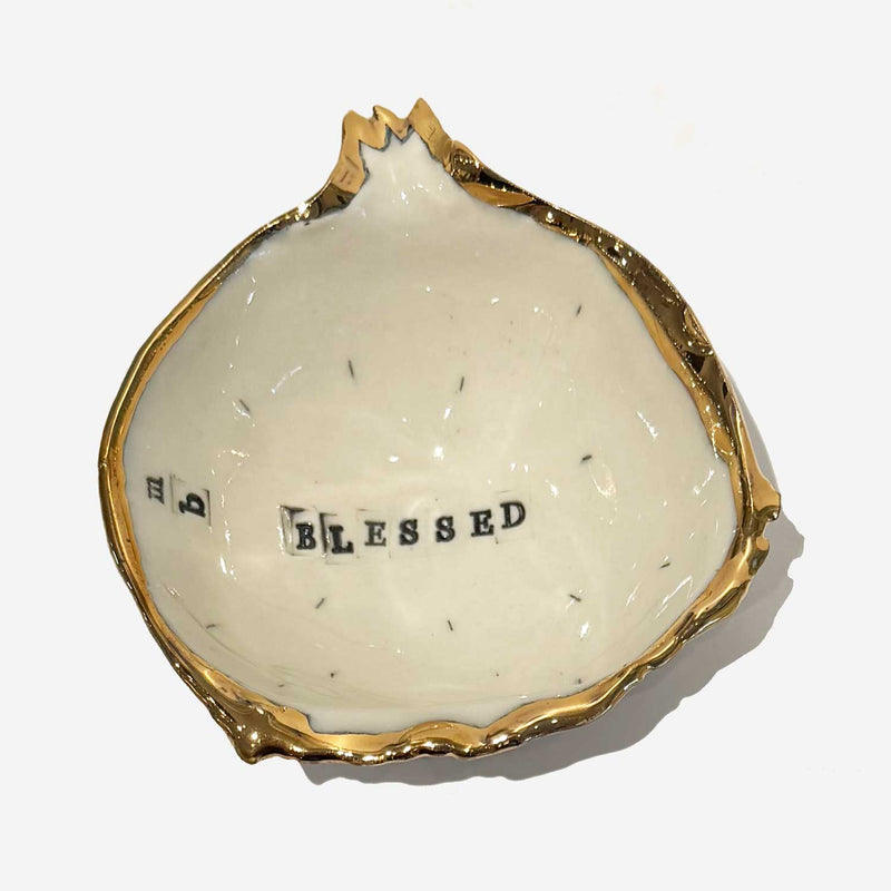 Pomegranate Bowl Blessed 2 - Petroff Gallery - Ceramic Art