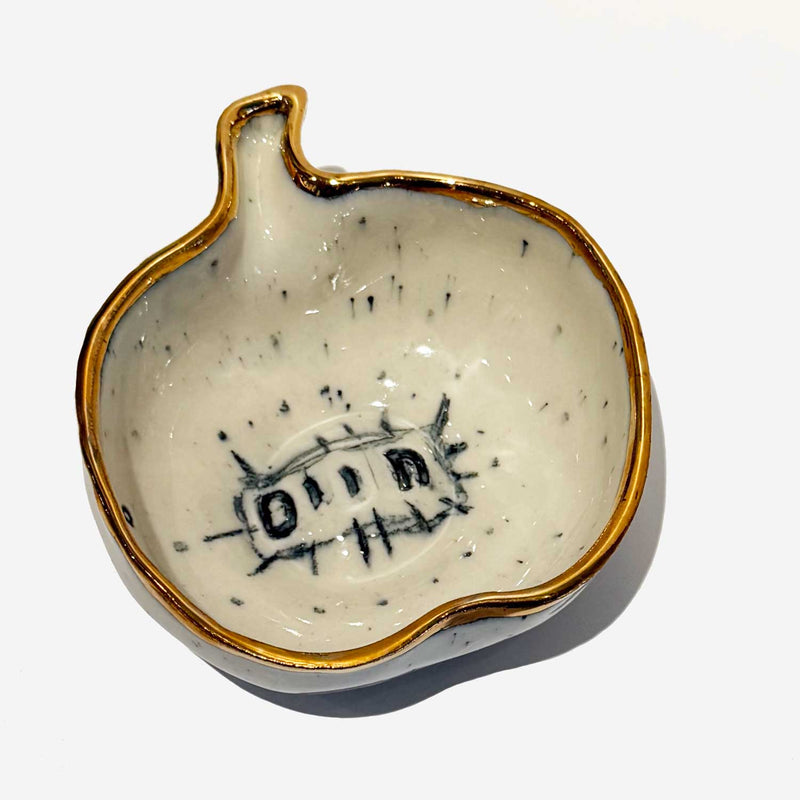 Apple Bowl Chayim - Petroff Gallery - Ceramic Art