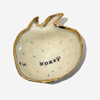 Organic Apple Bowl Honey - Petroff Gallery - Ceramic Art