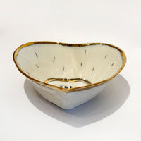 Heart Bowl All Ways side view - Petroff Gallery - Ceramic Art
