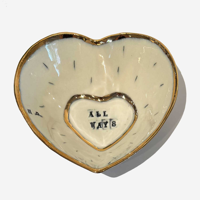 Heart Bowl All Ways - Petroff Gallery - Ceramic Art
