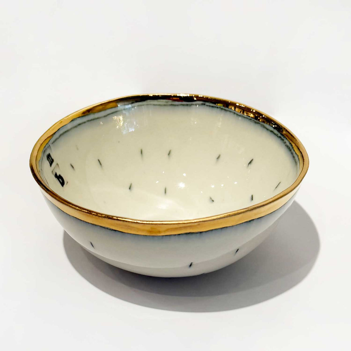 Baby Bowl Apple & side view - Petroff Gallery - Ceramic Art