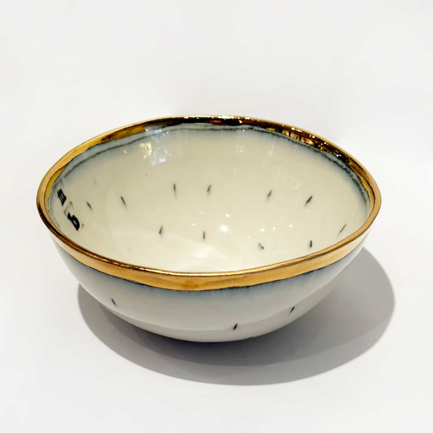 Baby Bowl Apple & side view - Petroff Gallery - Ceramic Art