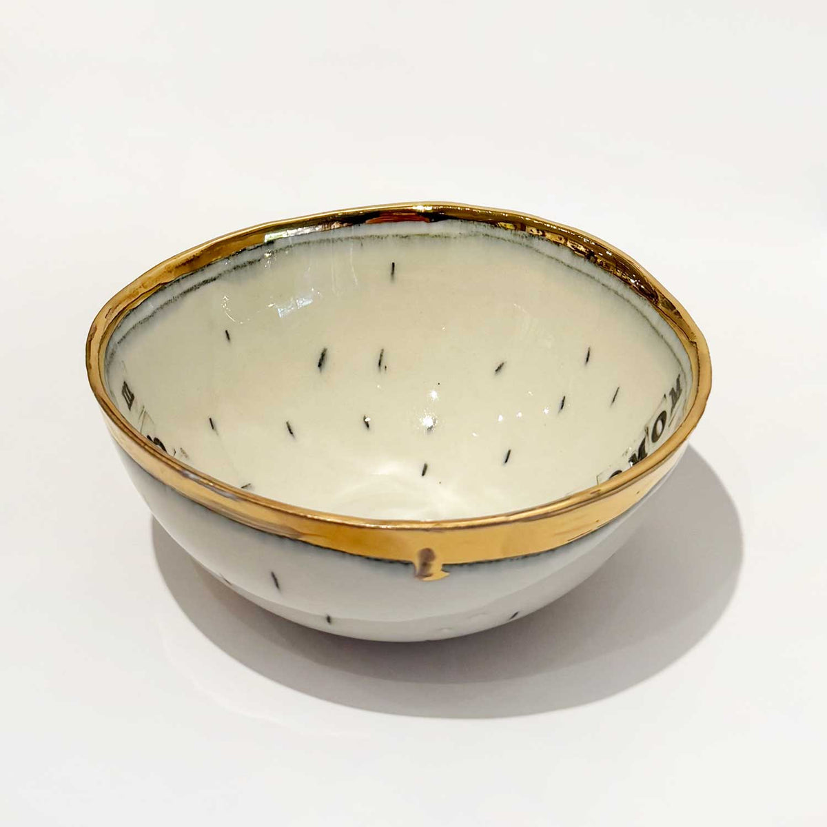 Baby Bowl Shshshalomomom side view - Petroff Gallery - Ceramic Art