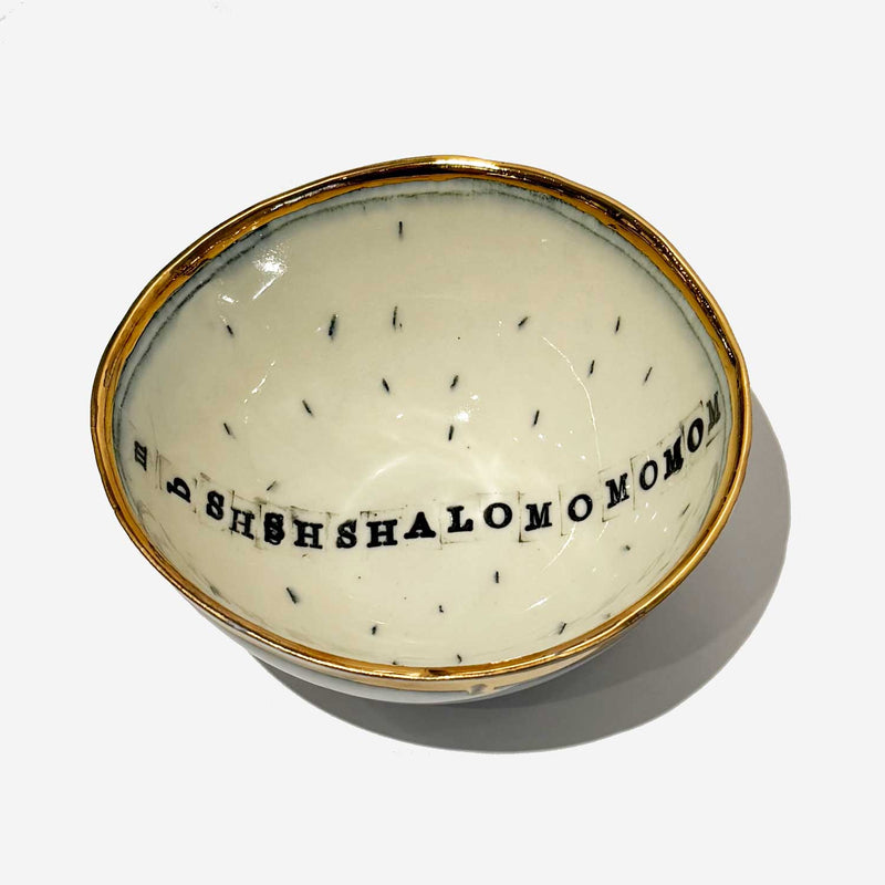 Baby Bowl Shshshalomomom - Petroff Gallery - Ceramic Art