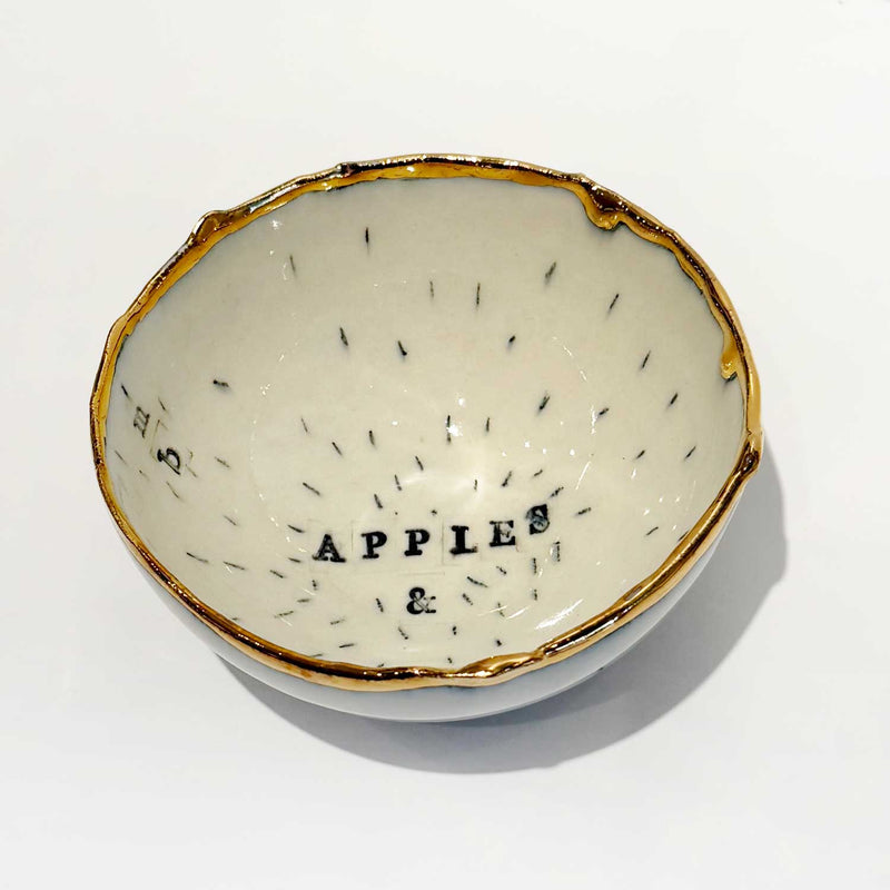 Baby Bowl Apples & - Petroff Gallery - Ceramic Art