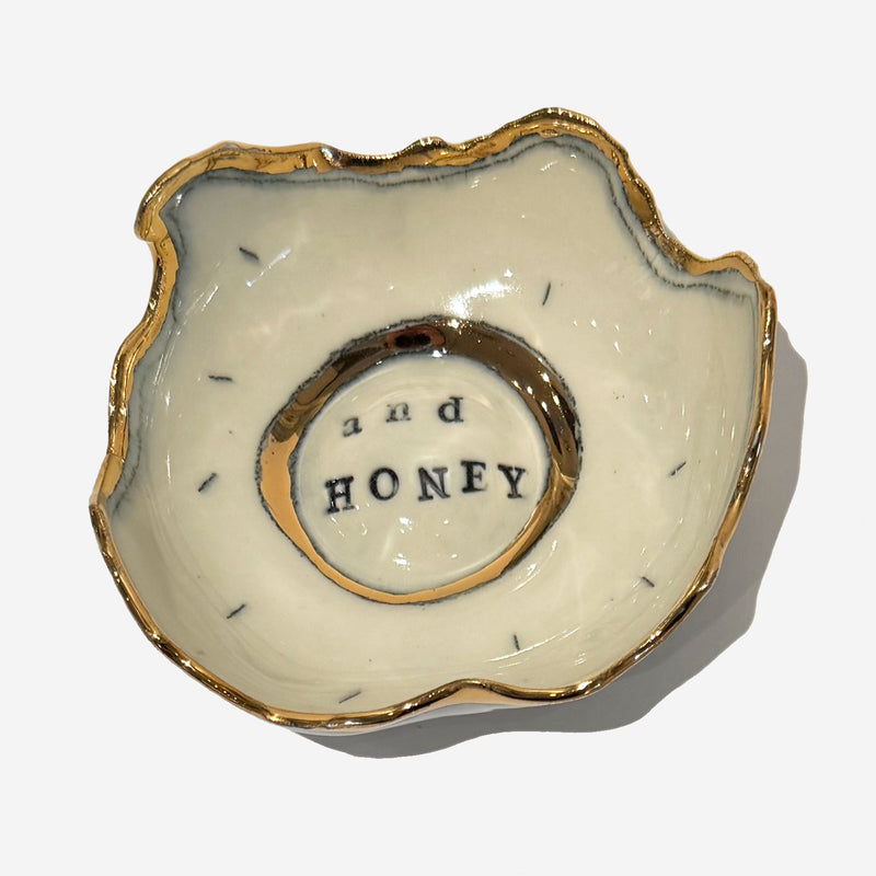 Baby Bowl and Honey 3 - Petroff Gallery - Ceramic Art