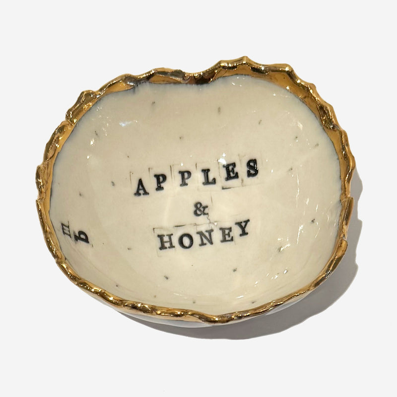 Baby Bowl Apples & Honey - Petroff Gallery - Ceramic Art