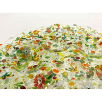 Glass Wildflower Seder Plate - Petroff Gallery - Judaica