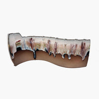 Small Landscape Menorah - Petroff Gallery - Ceramic Art