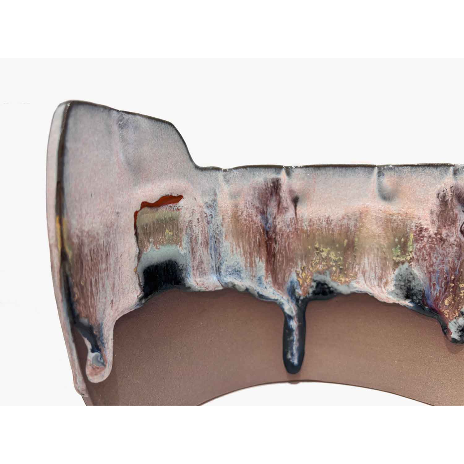 Small Landscape Menorah - Petroff Gallery - Ceramic Art