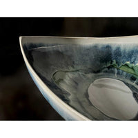Xl Triangle Landscape Bowl - Petroff Gallery - Ceramics 