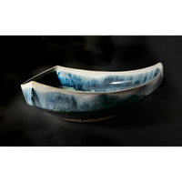 Xl Triangle Landscape Bowl - Petroff Gallery - Ceramics 