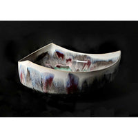 Large Triangle Landscape Bowl -  Petroff Gallery - Ceramics 