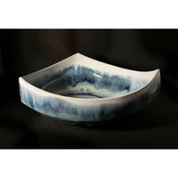 Medium Triangle Landscape Bowl - Petroff Gallery - Ceramics