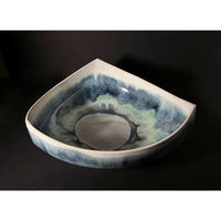 Medium Triangle Landscape Bowl - Petroff Gallery - Ceramics
