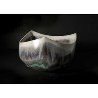 Small Triangle Landscape Bowl 1 - Petroff Gallery - Ceramics