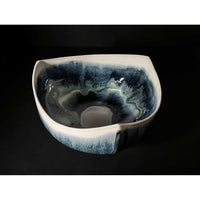 Small Triangle Landscape Bowl 2 - PEtroff Gallery - Ceramics