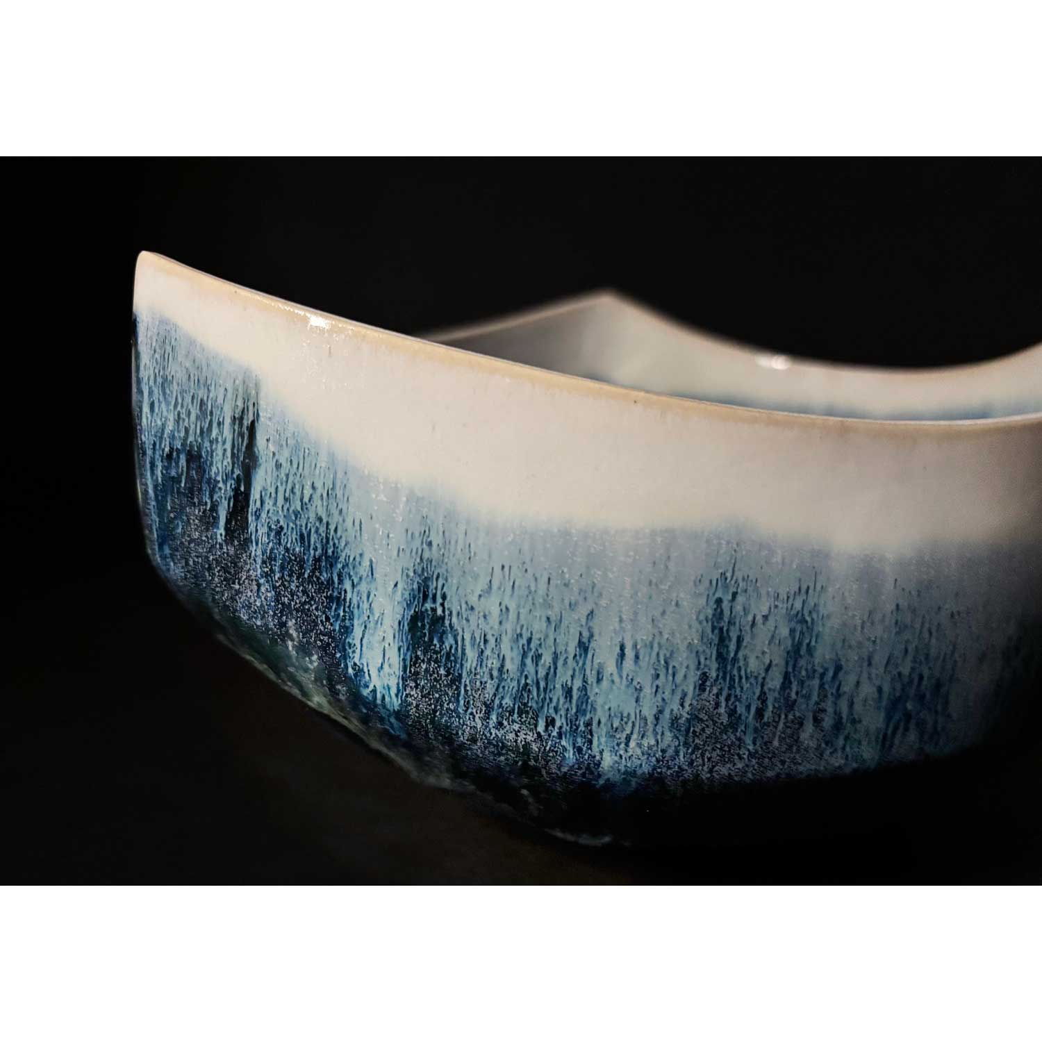 Small Triangle Landscape Bowl 2 - PEtroff Gallery - Ceramics