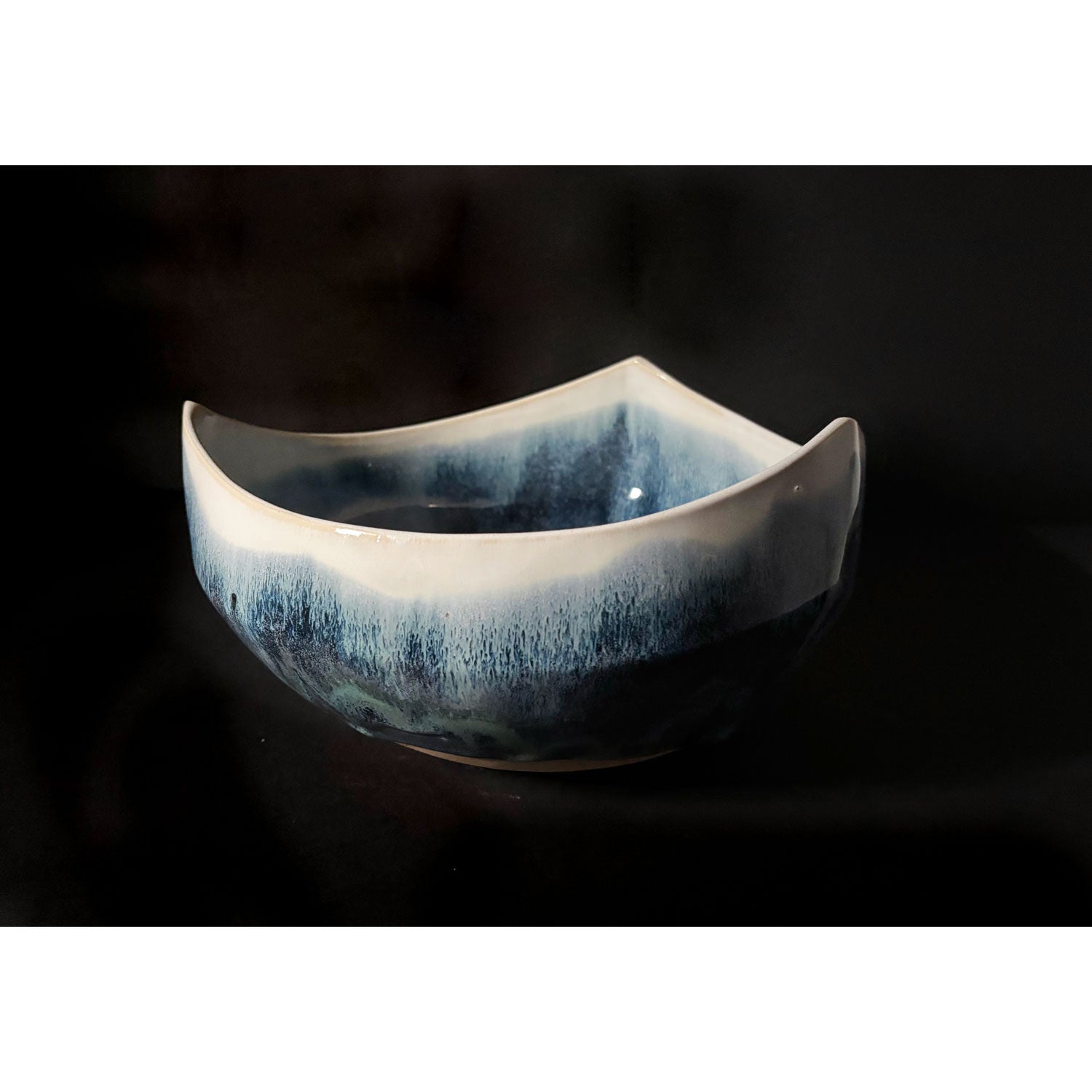 Small Triangle Landscape Bowl 3 - Petroff Gallery - Ceramics
