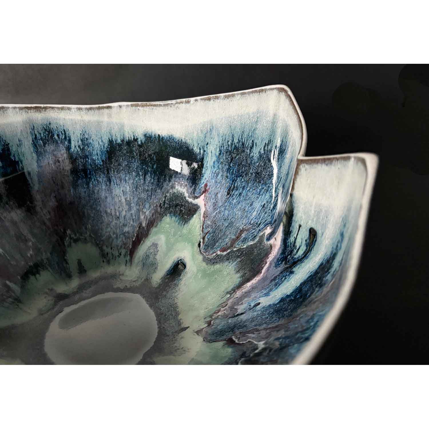 Small Landscape Bowl - Petroff Gallery - Ceramics 