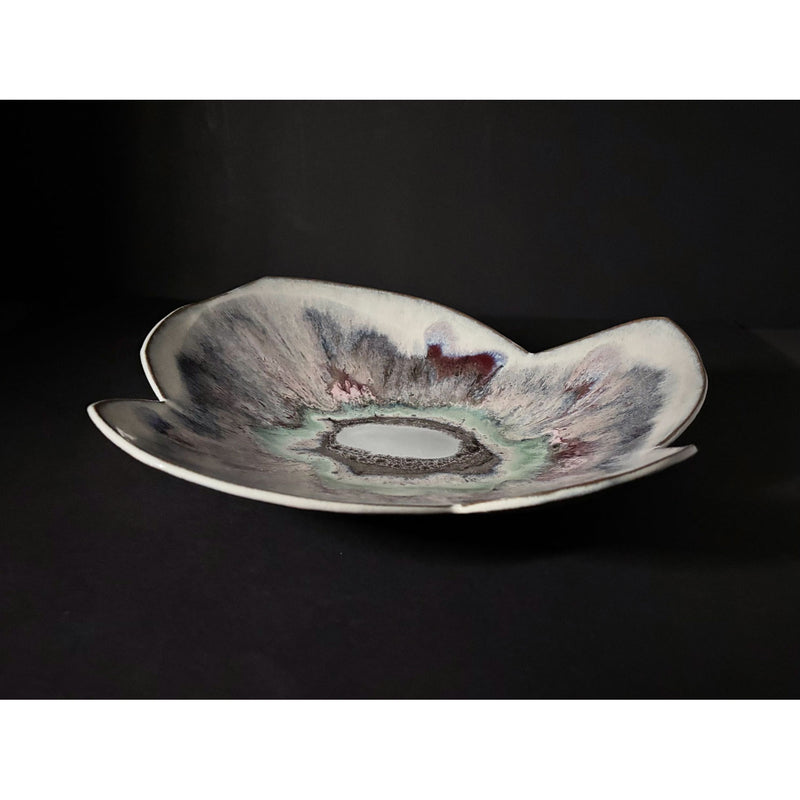 Small Floral Platter 1 - Petroff Gallery - Cermaics