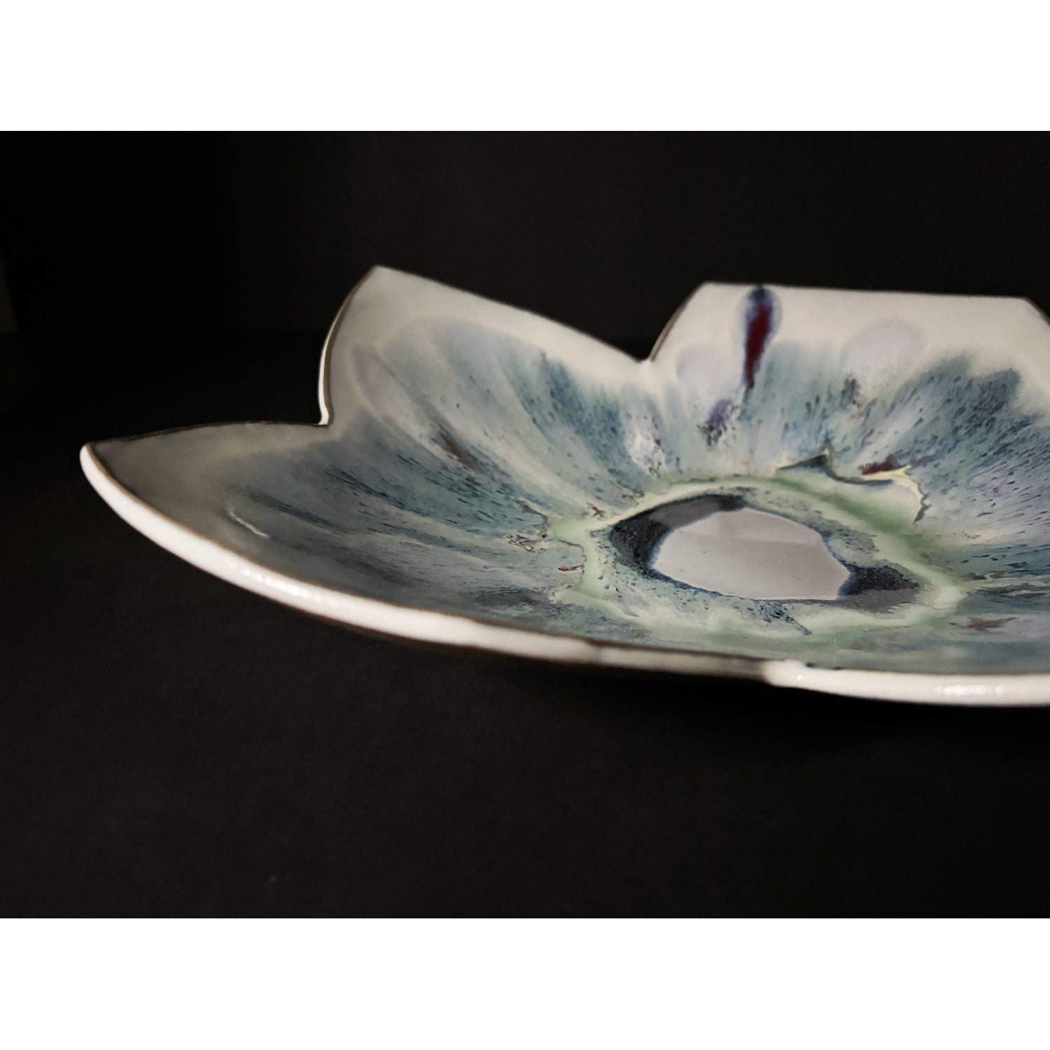 Small Floral Platter 2 - Petroff Gallery - Ceramics