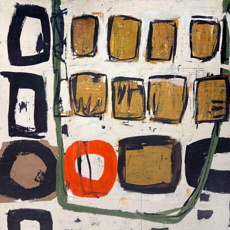 A Circle Back in Time 60x60 - Petroff Gallery - Paintings 