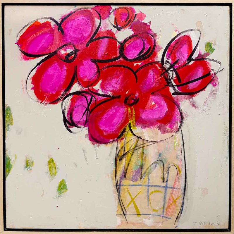 Pretty You Bet 24" x 24" - Petroff Gallery - Paintings