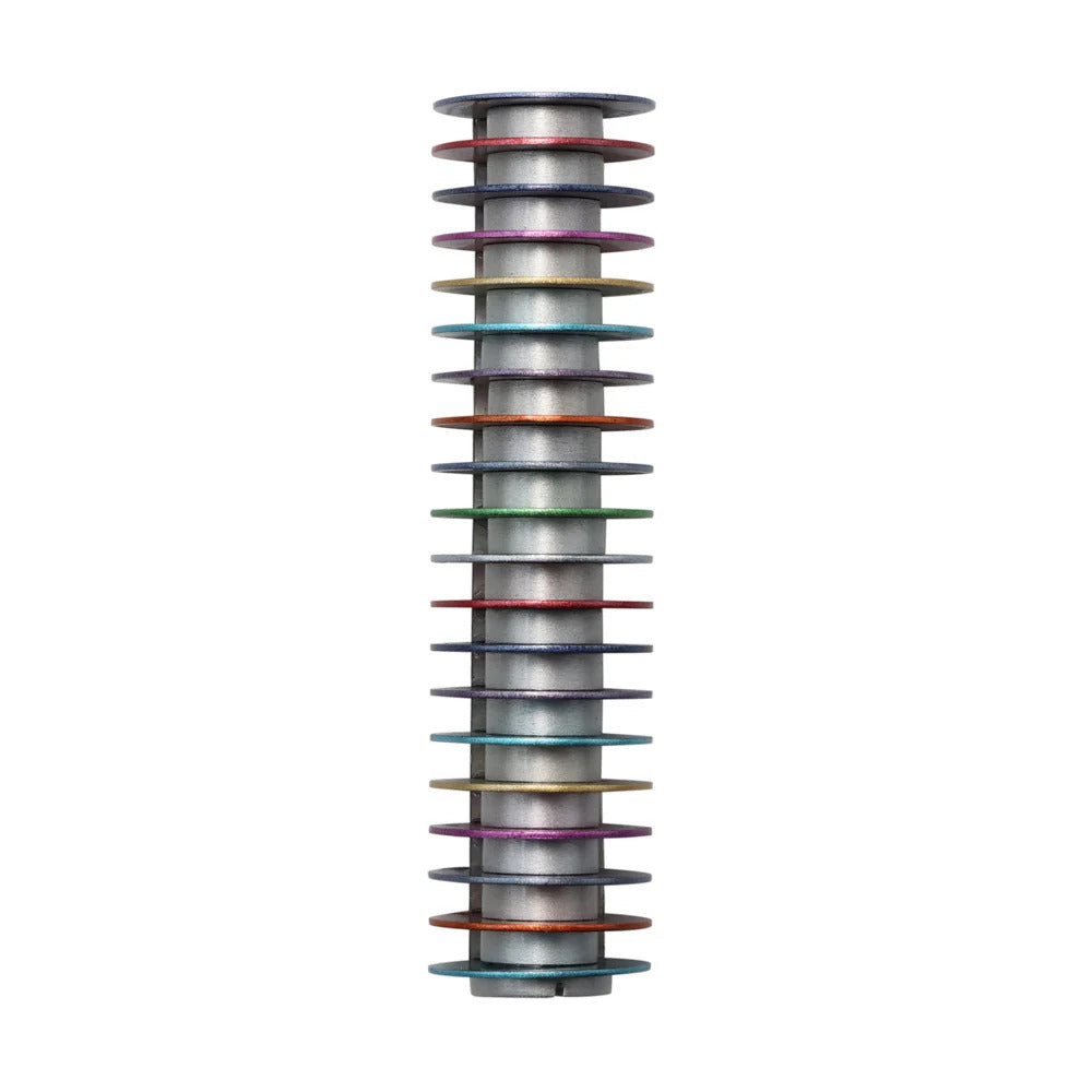Mezuzah 20 discs multicolour - Petroff Gallery - Judaica Art