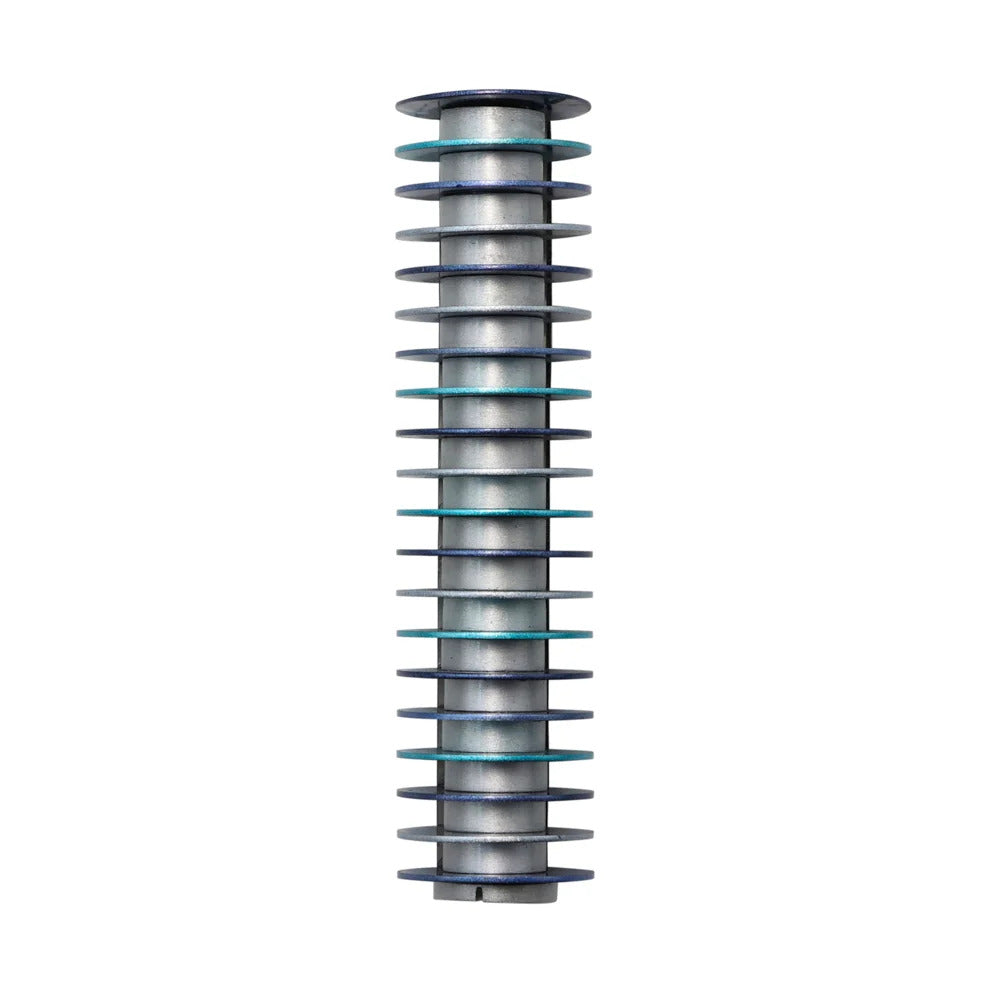 Mezuzah 20 discs blue - Petroff Gallery - Judaica Art