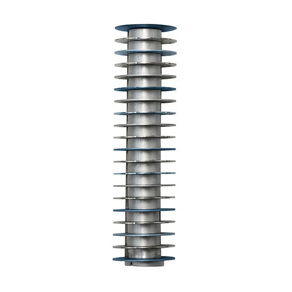 Mezuzah 20 discs gray - Petroff Gallery - Judaica Art