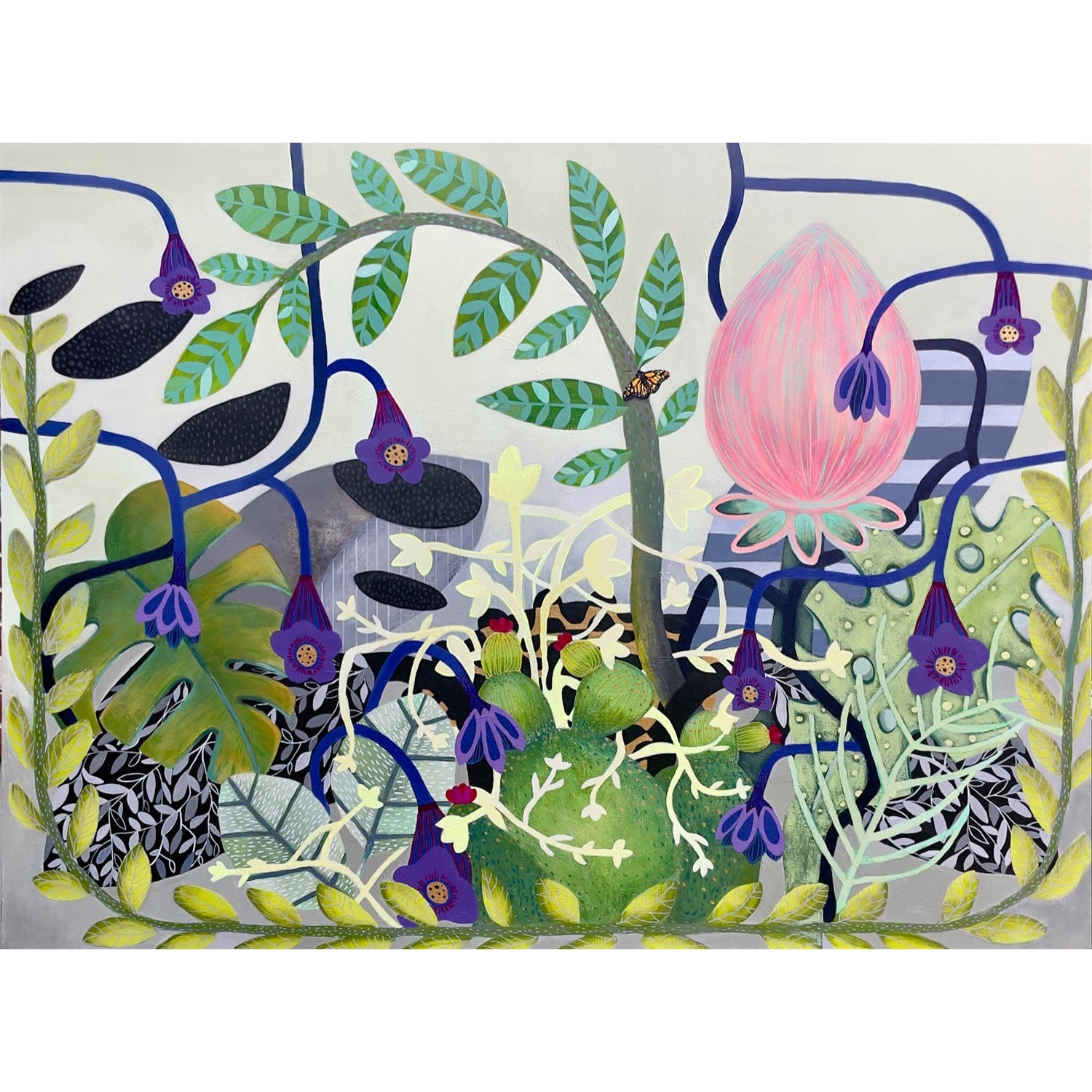 Magic Garden 16" x 20" - Petroff Gallery -  - Tamara Soto - Magic Garden, 16" x 20"