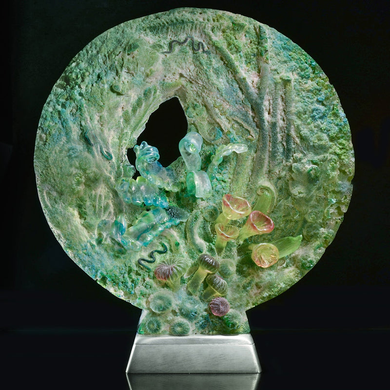 Mandala Zooxanthellae - Petroff Gallery - Glass Art