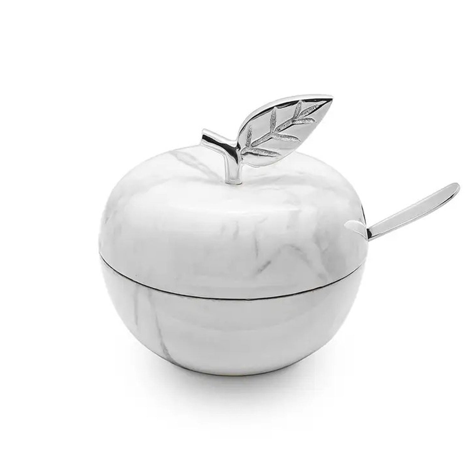 Marble Apple Dish - Petroff Gallery - Judaica
